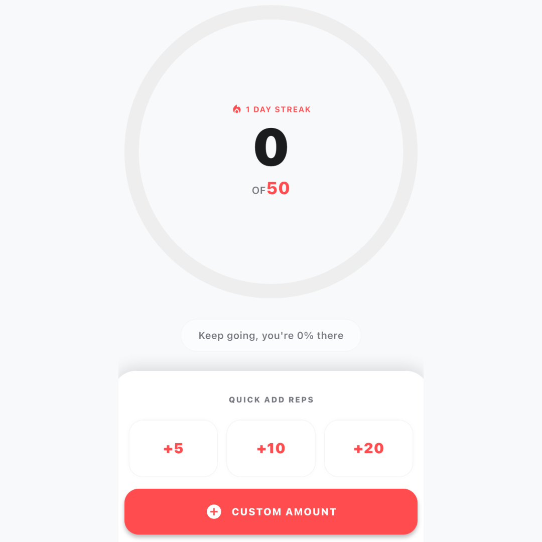 PushMeUp Progress Ring